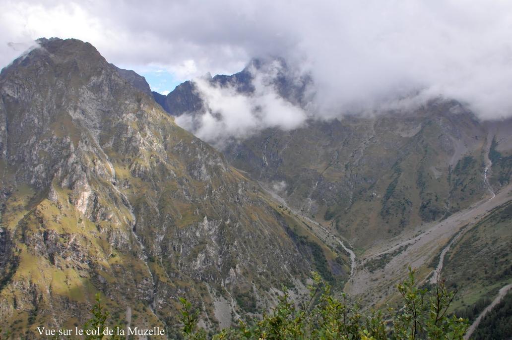 Photo : vue sur le col de la Muzelle